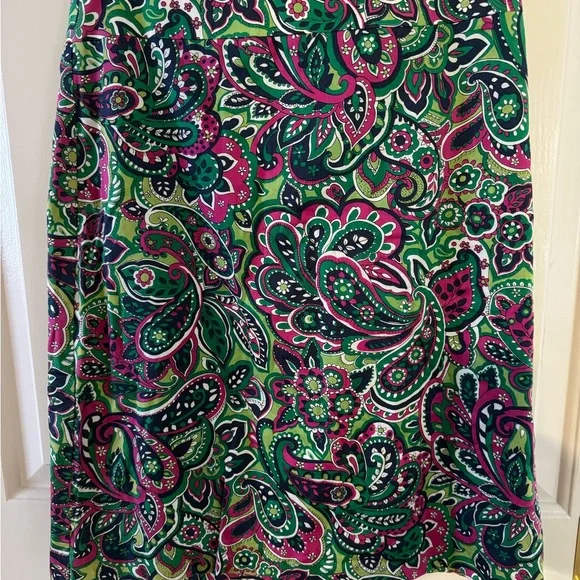 Talbots Skirt Sz 4 Fully lined.100% Cotton Perfect for Spring! NEW witho… - Picture 3 of 7
